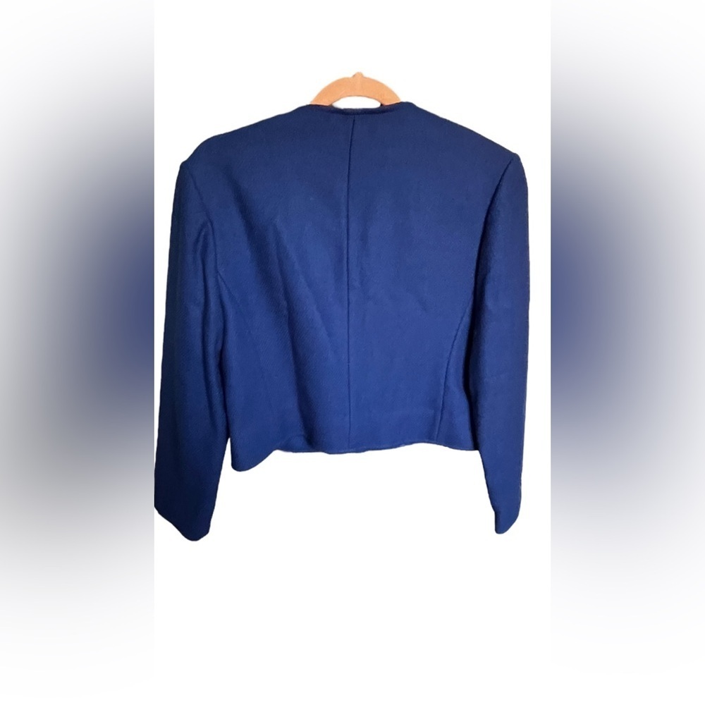 Pendleton Blue Virgin Wool Button Front Long Slee… - image 4